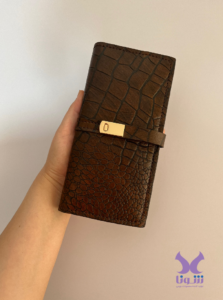 کیف پول چرمی طرحی